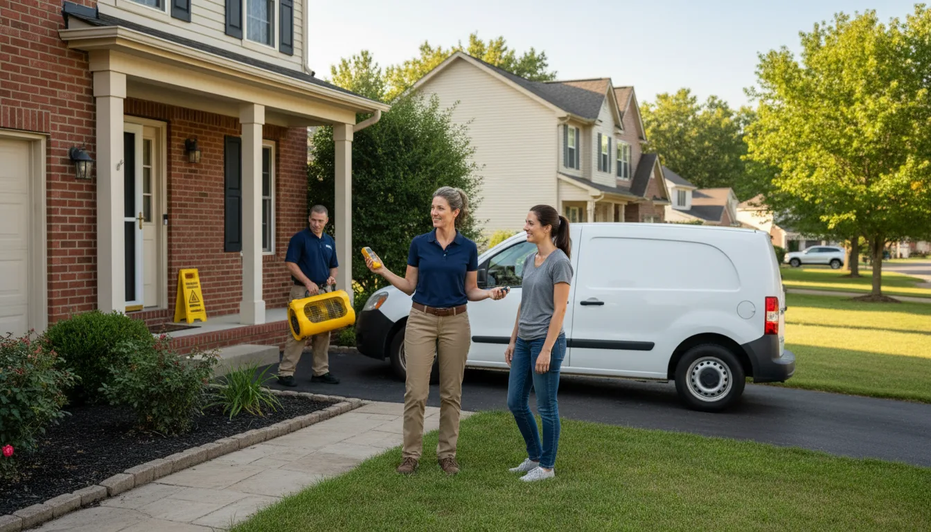 Water restoration image for Water Damage & Restoration Services in Freeport, NY